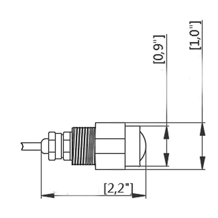 3.5 Watt Small LED Drain Plug Light, RGB Multi-Color