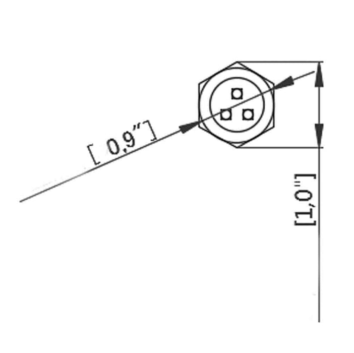 3.5 Watt Small LED Drain Plug Light, RGB Multi-Color