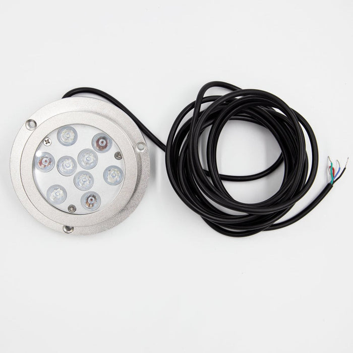 17W Underwater Transom LED Light, RGB Multi-Color