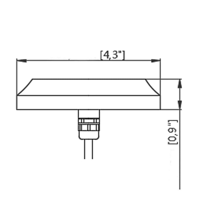 24W Underwater Transom LED Light, RGB Multi-Color